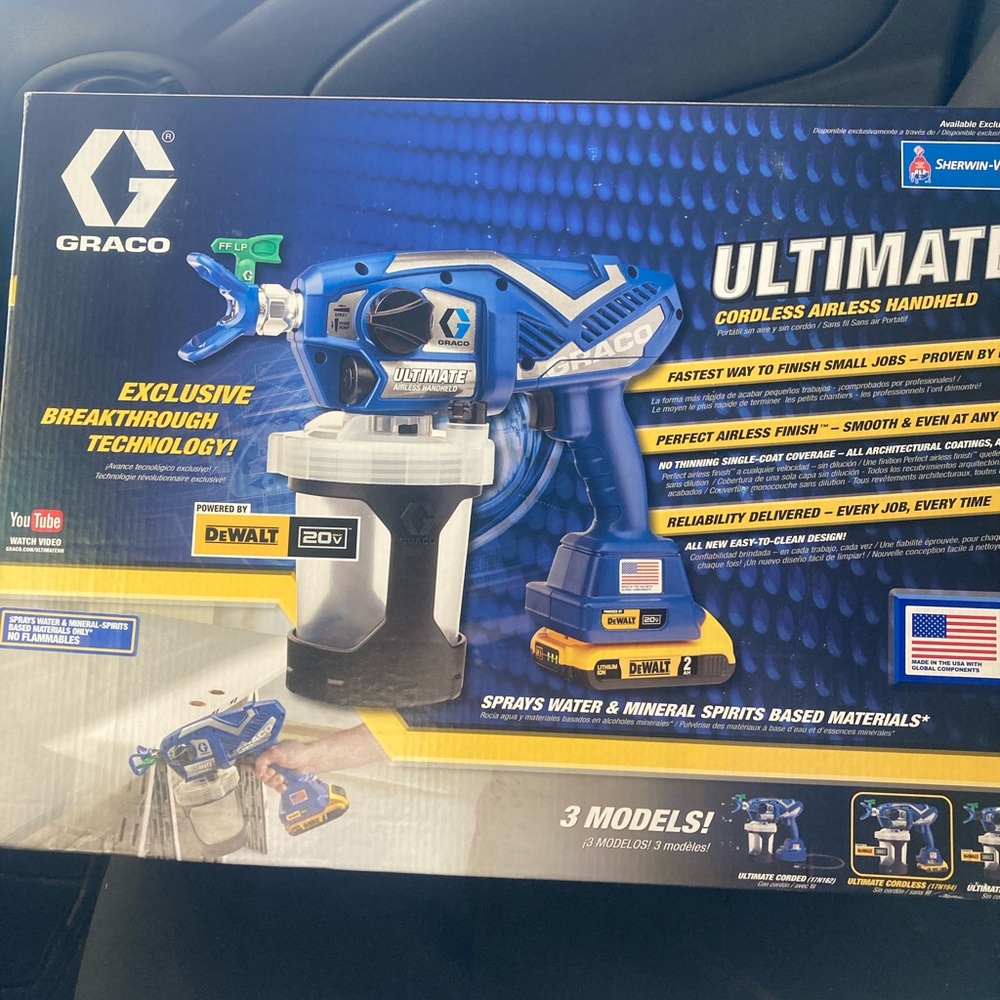 Brand new cordless air sprayer